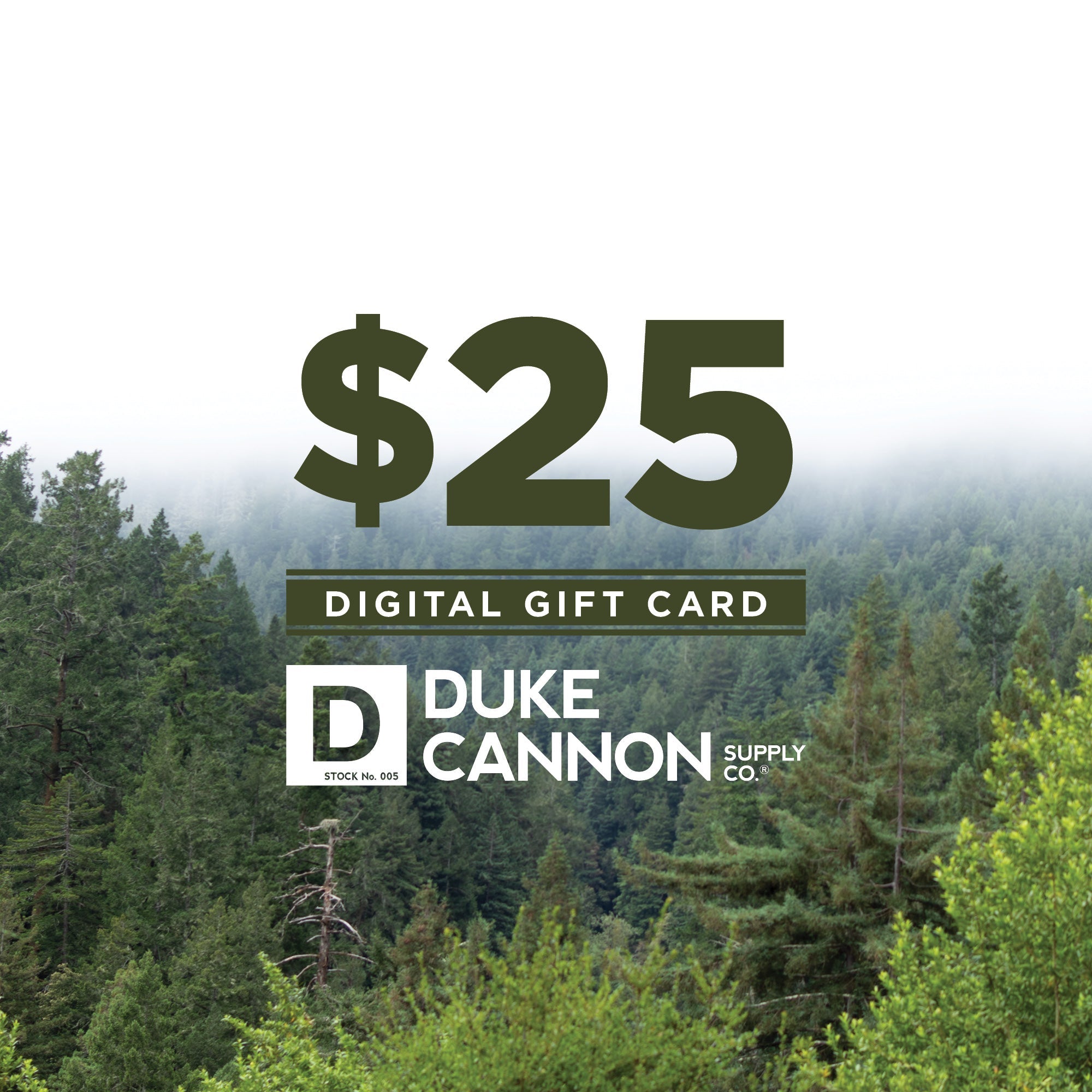 $25 Duke Cannon Gift Card